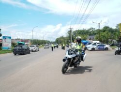 Guna Memberikan Kenyamanan Pemudik, Kapolda Sumsel Monitoring Jalur Arus Mudik/Balik Lebaran 1445 Hijriah