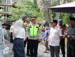 Hari Kelima Lebaran, Kapolres Aceh Tengah Patroli R2 Monitoring Arus Lalu Lintas di Lokasi Wisata