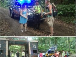 Polsek Jabung Laksanakan Patroli Tempat Wisata Untuk Pastikan Kenyamanan Bagi Wisatawan
