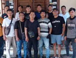 Pererat Kekeluargaan, Driver Ojol Fourty Eight Plaju Gelar Halal Bihalal