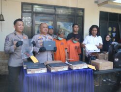 Polisi Ringkus Dua Pembobol Sekolah saat Libur Lebaran di Malang