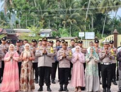 Kapolres Pijay Dan Bhayangkari Mempererat Silaturrahmi Dalam Acara Halal Bihalal
