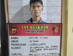 Lari Ke Pidie, Polisi Tangkap Pembobol Brankas Toko Bangunan