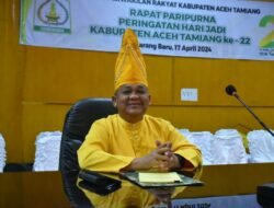 Pj Bupati Asra Menghadiri Paripurna Hari Jadi Kabupaten Aceh Tamiang ke-22