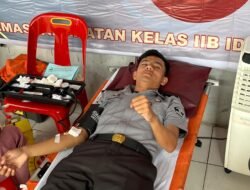 Peringati Hari Bakti Pemasyarakatan ke-60, Lapas Idi Gelar Donor Darah Bersama RSUD Zubir Mahmud