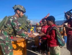 Peringati Hari Kartini di Papua, Satgas Yonif 509 Kostrad Peduli Mama Papua