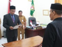 Kepala DIinas Kependudukan Dan Catatan Sipil (Dukcapil) Kab Pidie Dilantik