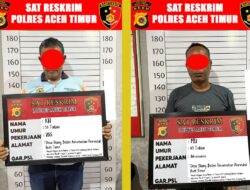 Lagi-Lagi, Satreskrim Polres Aceh Timur Bersama Polsek Peureulak Kota Ungkap Dua Pelaku Tindak Pidana Judi Online