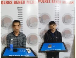 Dua Pelaku Penyalahgunaan Narkotika Berhasil Di Amankan Polisi Di Bener Meriah 