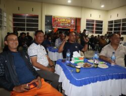 Polisi Aceh Tengah Nobar Semifinal Piala AFC Asia Bersama Masyarakat Dukung Timnas U-23