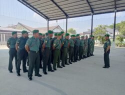 Kodim 0102/Pidie Gelar Apel Pemberangkatan Cuti Tahunan 2024