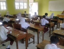 UAS Di UPTD SD Negeri 12 Bireuen Berjalan Lancar.