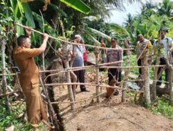 Kapolsek Jangka Buya Penyelesaian Sengketa Pembukaan Jalan di Bantaran Sungai