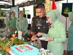 Berikan Sambutan, Danyonif 113/JS Hadiri Syukuran HUT Persit ke – 78.