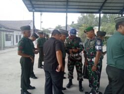 Pasi Intel Kodim 0102/Pidie: Inspeksi Mendadak Langkah Preventif Menjaga Disiplin Prajurit