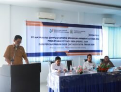 Asisten Pemerintahan Membuka Sosialisasi Pelaksanaan Survei Statistik Keuangan Pemerintah Desa
