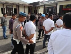Kabag Ops Pimpin Apel Kesiapan Personel Pengamanan Unjuk Rasa Di DPRK Aceh Tengah