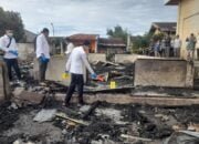 Kebakaran Hebat Hanguskan 10 Rumah di Bener Meriah: Tim Inafis Lakukan Penyelidikan