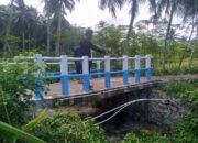 Diduga Tidak Sesuai RAB Bangunan Jembatan Desa Tambak Rejo Di Buat Asal Jadi