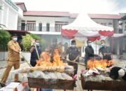 Kejaksaan Negeri Bireuen,musnahkan barang bukti Tindak Pidana