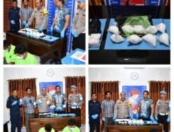 Satresnarkoba Polres Aceh Timur Amankan 1.200 Gram Sabu