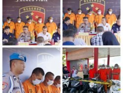 Polres Pidie Polda Aceh Berhasil Ringkus 6 (Enam) Pelaku Curanmor
