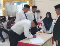 85 Anggota PPK Pilkada 2024,di lantik, Ini Pesan Ketua KIP 
