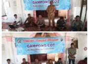 Pemerintah Gampong Mengikuti Sosialisasi Penyuluhan Penyakit Menular