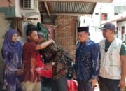 Pemko Lhokseumawe Salurkan Bantuan Masa Panik Pada Korban Kebakaran