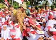 Pemko Lhokseumawe Launching Program Pembagian 10 Juta Bendera Tahun 2024