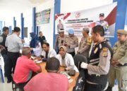 Polres Bireuen, Gelar Pengobatan Gratis Bagi Pengemudi Angkutan Umum di Hari Bhayangkara ke 78