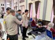 Sambut Hari Bhayangkara ke-78, Polres Aceh Timur Gelar Bakti Kesehatan Donor Darah