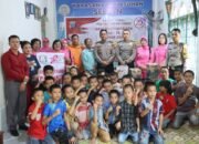 HUT Bhayangkara 78, Polres Tebing Tinggi Bakti Sosial Ke Panti Asuhan