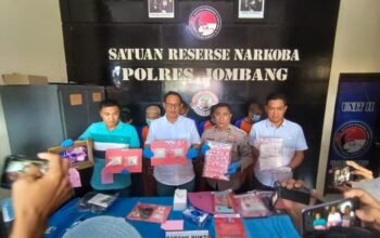 Polisi Jombang Gagalkan Peredaran Narkoba Jenis Sabu 3,85 Ons