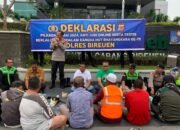 DeklarasiI Pilkada DamaiI 2024, Anti Judi Online Serta Tertib Berlalu Lintas HUT ke-78 Polres Bireuen