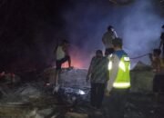Polres Tebing Tinggi Selidiki Kebakaran Rumah Semi Permanen di Sipispis