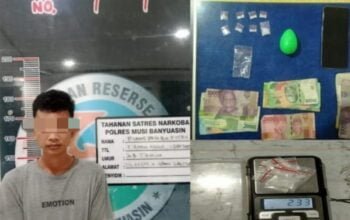 Temukan 8 Paket Sabu, Terduga Pelaku Berhasil Diamakan Unit Reskrim Polsek Batanghari Leko