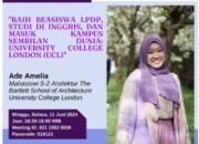 Ade Amelia Berbagi Cerita “Raih Beasiswa LPDP, Studi di Inggris, dan Masuk Kampus Sembilan Dunia” Channel YouTube Yusradi Usman al-Gayoni