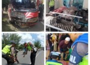 Lebaran Ke2 Idul Adha Kasat Lantas Polres Aceh Timur Antar Jenazah Korban Kecelakaan