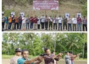 Polres Pidie Ajak Wartawan Ikut Lomba Menembak Dalam Rangka Sambut Hari Bhayangkara Ke – 78