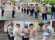 Kasie Propam Polres Lhokseumawe Pimpin Giat Gaktiblin di Polsek Blang Mangat