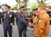 Danrem 011/Lilawangsa Hadiri Upacara HUT Bhayangkara Ke-78 Di Kabupaten Bireuen.