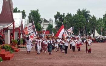 Polda Sumut Rayakan HUT Ke-78 Bhayangkara Bernuansa Adat Batak, Tampilkan Tor-Tor dan Nyanyikan O Tano Batak
