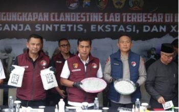 Polri Berhasil Bongkar Pabrik Narkoba di Malang Berkedok Kantor EO