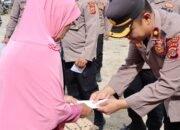 Wakapolres Aceh Tengah Salurkan 20 Paket Sembako Pada Warga Kurang Mampu Di Kecamatan Kebayakan