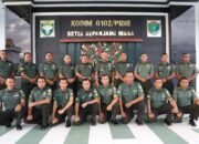 Kodim 0102/Pidie Terima Kunjungan Kerja Tim Pengawasan Teknis Teritorial Irpusterad