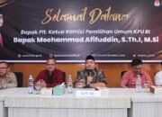 KPU Provinsi Sumut Terima Kunker PLT Ketua KPU RI Ke Kantor KPU Provinsi Sumut