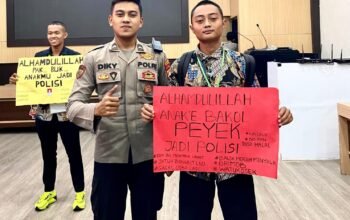 Anak Penjual Rempeyek di Jombang  Lolos Jadi Polisi
