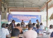 Kasat Lantas Polres Pidie Bekali Ilmu Tertib Berlalu Lintas Kepada Sopir Dump Truck