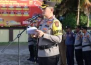 Kapolres Pijay Pimpin Apel Gelar Pasukan Operasi Patuh Seulawah 2024